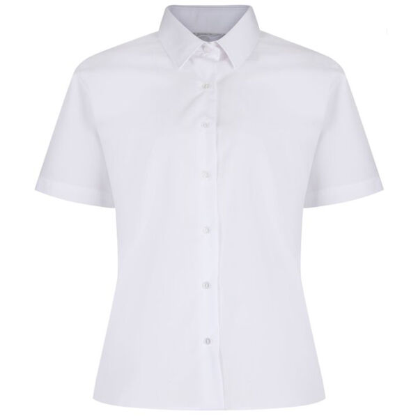 Short Sleeve Polycotton Blouse- 2 Pack - Senior Thumbnail